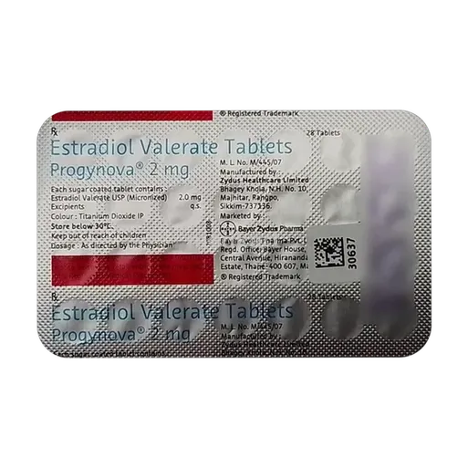 progynova 2mg tablet 28's